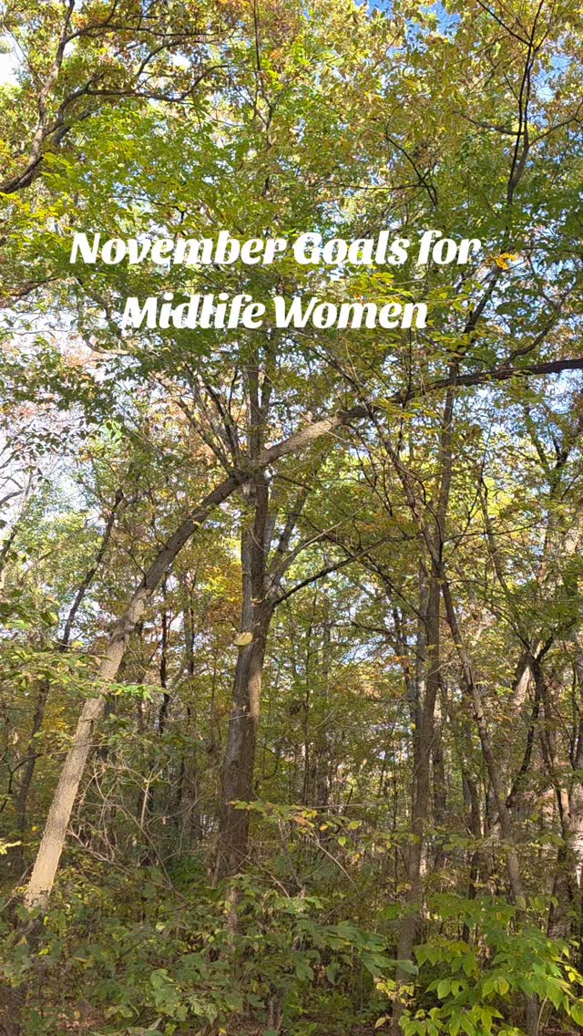 New month. Fresh rhythm. 🍁

This season isn’t about overhauls or extremes — it’s about small, steady habits that help us feel strong, grounded, and good in our own skin. 

Midlife wellness looks different than it used to.
It’s no longer about chasing numbers or trends — it’s about creating energy, peace, and balance that actually last.

So here’s my reminder for us midlife women this month:
✨ Fuel your body first thing.
✨ Move every day, even for 10 minutes.
✨ Stay hydrated, get rest, and give yourself grace.
✨ Celebrate small progress — because it all adds up.

We don’t need perfection — just presence.
And that’s what November’s all about. 

What’s one small goal you’re focusing on this month?