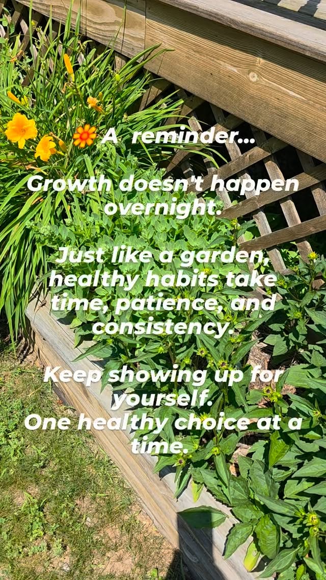 Good morning! 🌼

Spending a few quiet moments enjoying the flowers reminded me that the best things in life grow little by little.

The same is true for our health.

You don't have to change everything today. One nourishing meal, one walk, one glass of water, one good night's sleep—they all add up over time.

As we head into a new week, what's one small healthy habit you want to focus on?

Share it below. I'd love to cheer you on